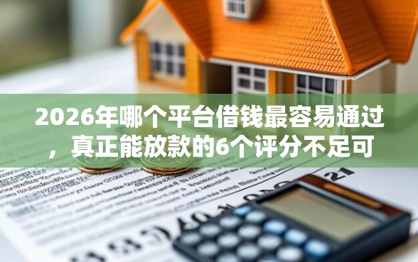 2026年哪个平台借钱最容易通过，真正能放款的6个评分不足可以在平台借钱推荐