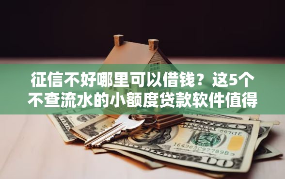 征信不好哪里可以借钱？这5个不查流水的小额度贷款软件值得一试