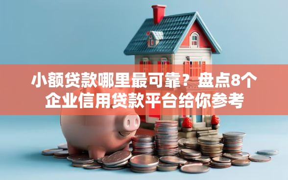 小额贷款哪里最可靠？盘点8个企业信用贷款平台给你参考