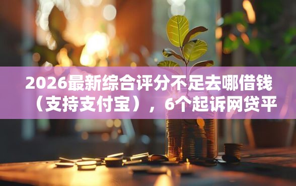 2026最新综合评分不足去哪借钱（支持支付宝），6个起诉网贷平台无私分享