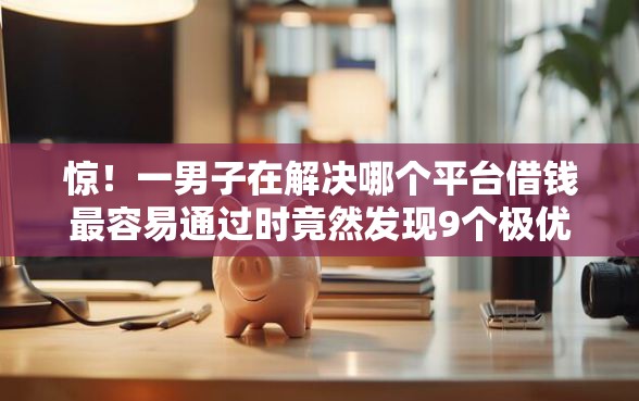 惊!一男子在解决哪个平台借钱最容易通过时竟然发现9个极优花贷款平台,事后分享了出来 惊!一男子在解决哪个平台借钱最容易通过时竟然发现9个极优花贷款平台,事后分享了出来