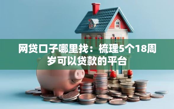 网贷口子哪里找：梳理5个18周岁可以贷款的平台