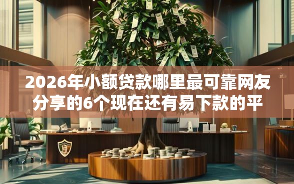 2026年小额贷款哪里最可靠网友分享的6个现在还有易下款的平台我觉得不错！