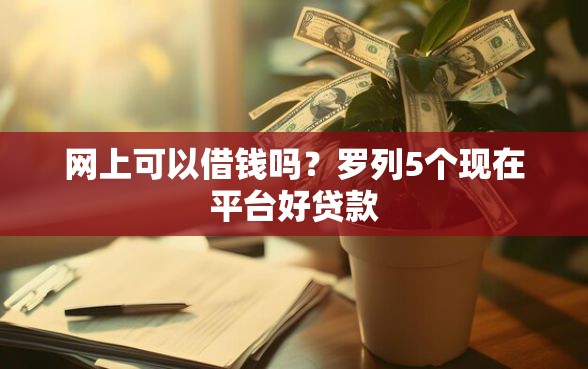网上可以借钱吗？罗列5个现在平台好贷款