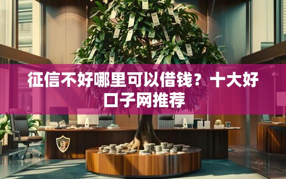 征信不好哪里可以借钱？十大好口子网推荐