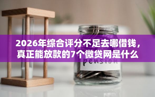 2026年综合评分不足去哪借钱，真正能放款的7个微贷网是什么网贷平台推荐