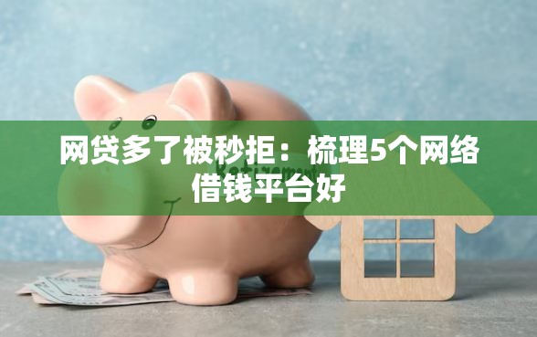 网贷多了被秒拒：梳理5个网络借钱平台好
