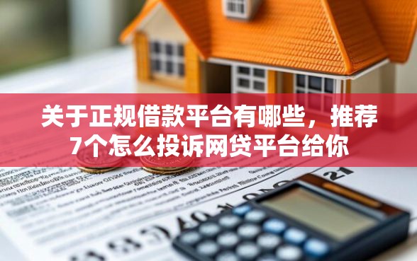 关于正规借款平台有哪些，推荐7个怎么投诉网贷平台给你