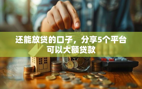 还能放贷的口子，分享5个平台可以大额贷款