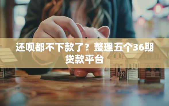 还呗都不下款了？整理五个36期贷款平台
