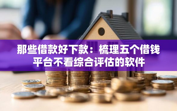 那些借款好下款：梳理五个借钱平台不看综合评估的软件
