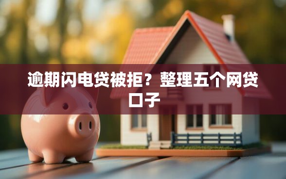 逾期闪电贷被拒？整理五个网贷口子