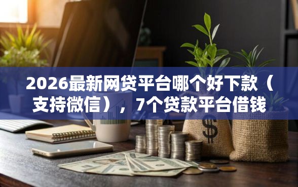 2026最新网贷平台哪个好下款（支持微信），7个贷款平台借钱容易又正规无私分享