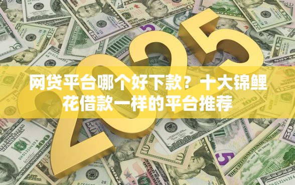 网贷平台哪个好下款？十大锦鲤花借款一样的平台推荐