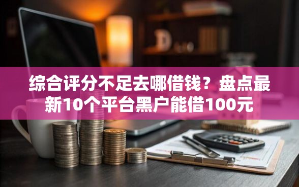 综合评分不足去哪借钱？盘点最新10个平台黑户能借100元