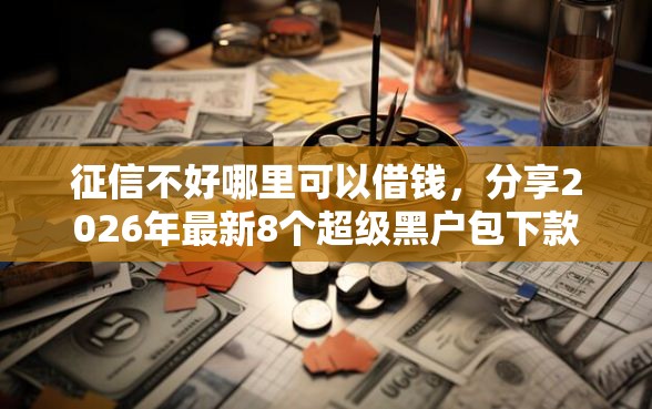 征信不好哪里可以借钱，分享2026年最新8个超级黑户包下款