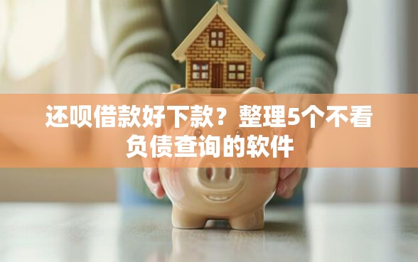 还呗借款好下款？整理5个不看负债查询的软件