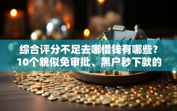 综合评分不足去哪借钱有哪些？10个貌似免审批、黑户秒下款的高炮口子合集
