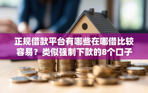 正规借款平台有哪些在哪借比较容易？类似强制下款的8个口子参考