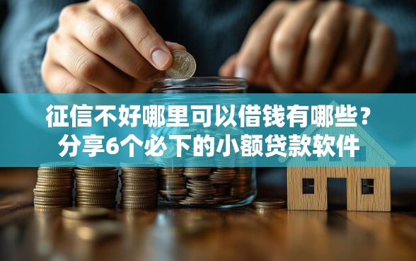 征信不好哪里可以借钱有哪些？分享6个必下的小额贷款软件