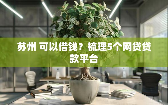 苏州 可以借钱？梳理5个网贷贷款平台