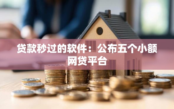 贷款秒过的软件：公布五个小额网贷平台