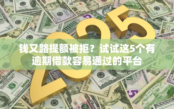 钱又路提额被拒？试试这5个有逾期借款容易通过的平台