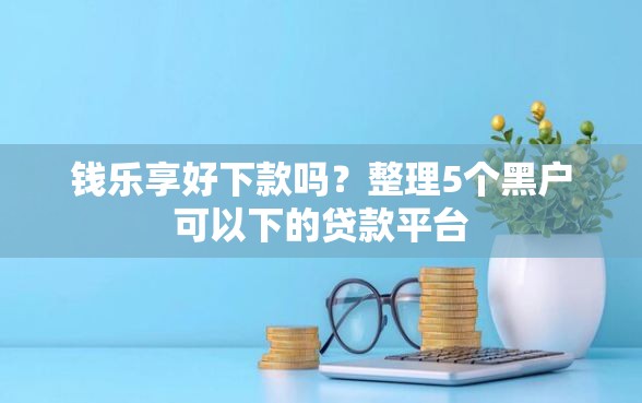 钱乐享好下款吗？整理5个黑户可以下的贷款平台