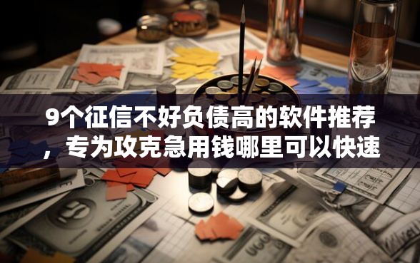 9个征信不好负债高的软件推荐，专为攻克急用钱哪里可以快速借到难题