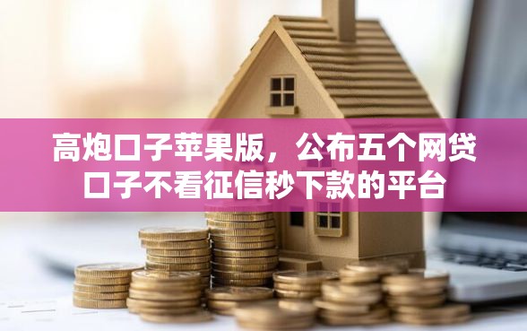 高炮口子苹果版，公布五个网贷口子不看征信秒下款的平台