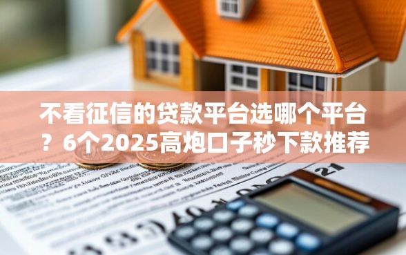 不看征信的贷款平台选哪个平台？6个2025高炮口子秒下款推荐