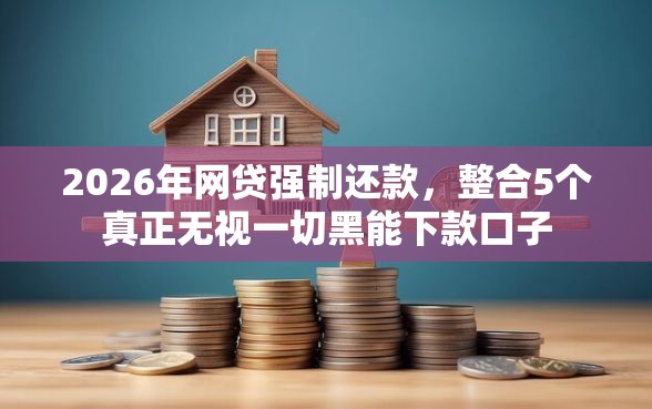 2026年网贷强制还款，整合5个真正无视一切黑能下款口子