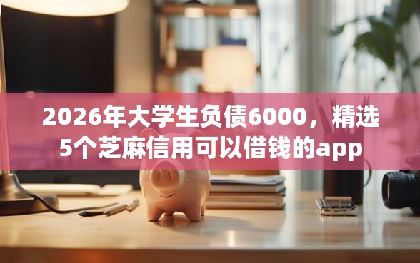 2026年大学生负债6000，精选5个芝麻信用可以借钱的app