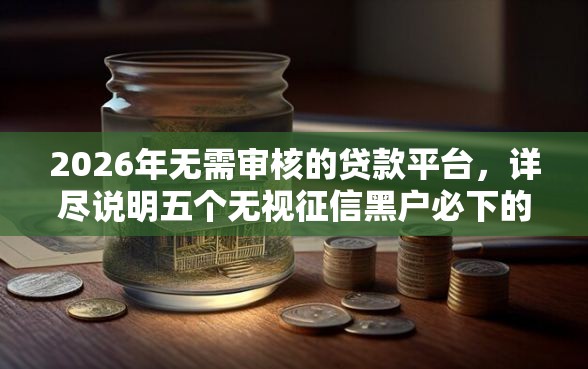 2026年无需审核的贷款平台,详尽说明五个无视征信黑户必下的贷款口子 2026年无需审核的贷款平台,详尽说明五个无视征信黑户必下的贷款口子