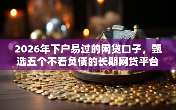 2026年下户易过的网贷口子，甄选五个不看负债的长期网贷平台