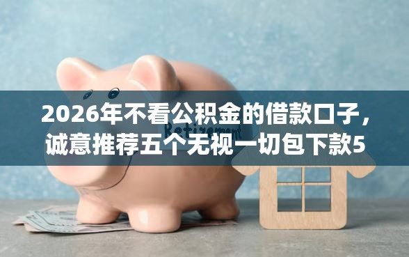 2026年不看公积金的借款口子，诚意推荐五个无视一切包下款5000秒下款的app