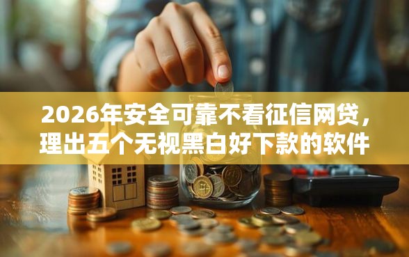 2026年安全可靠不看征信网贷，理出五个无视黑白好下款的软件