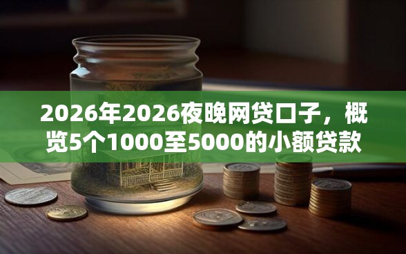 2026年2026夜晚网贷口子，概览5个1000至5000的小额贷款软件