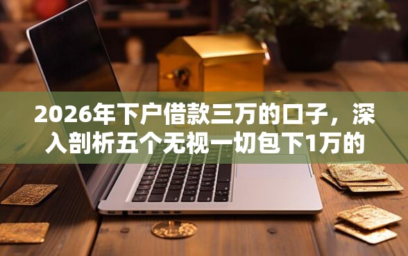 2026年下户借款三万的口子，深入剖析五个无视一切包下1万的贷款