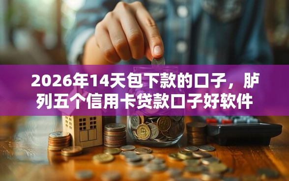 2026年14天包下款的口子，胪列五个信用卡贷款口子好软件