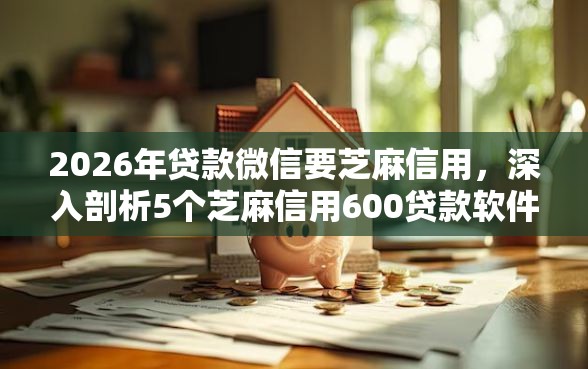 2026年贷款微信要芝麻信用，深入剖析5个芝麻信用600贷款软件