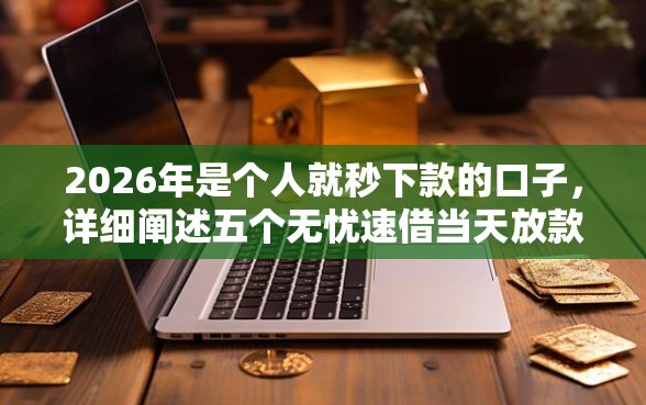 2026年是个人就秒下款的口子，详细阐述五个无忧速借当天放款的平台