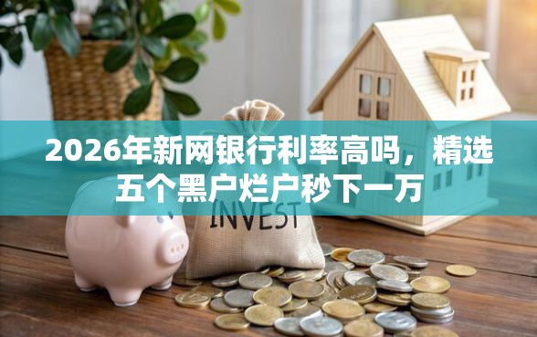 2026年新网银行利率高吗，精选五个黑户烂户秒下一万