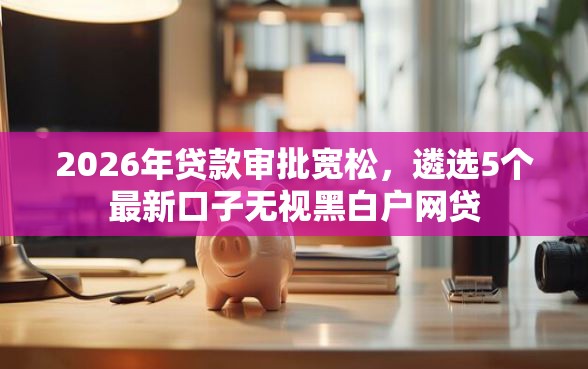 2026年贷款审批宽松，遴选5个最新口子无视黑白户网贷