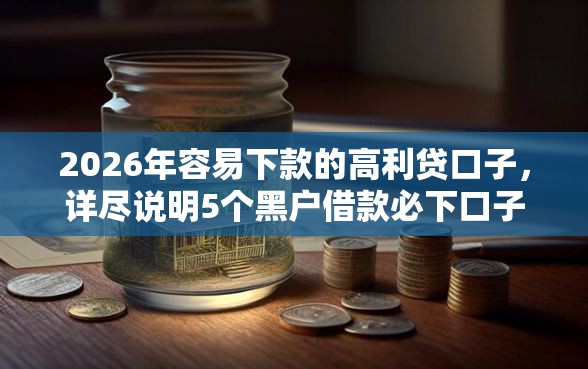 2026年容易下款的高利贷口子,详尽说明5个黑户借款必下口子 2026年容易下款的高利贷口子,详尽说明5个黑户借款必下口子