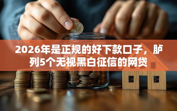 2026年是正规的好下款口子,胪列5个无视黑白征信的网贷 2026年是正规的好下款口子,胪列5个无视黑白征信的网贷