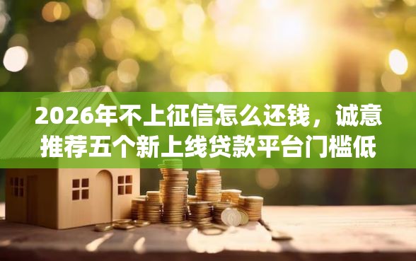 2026年不上征信怎么还钱，诚意推荐五个新上线贷款平台门槛低app