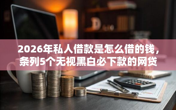 2026年私人借款是怎么借的钱，条列5个无视黑白必下款的网贷软件