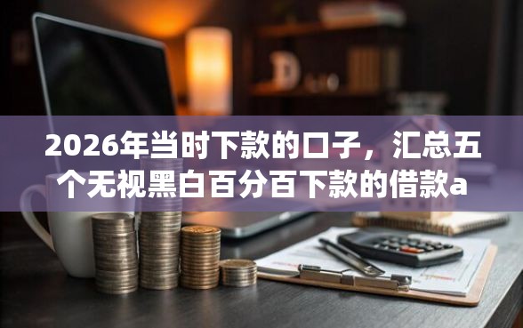 2026年当时下款的口子，汇总五个无视黑白百分百下款的借款app