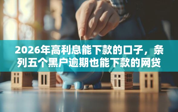 2026年高利息能下款的口子,条列五个黑户逾期也能下款的网贷 2026年高利息能下款的口子,条列五个黑户逾期也能下款的网贷